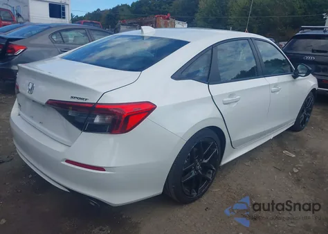 2024 Honda Civic Sport из США, поврежденный, VIN 2HGFE2F58RH552379